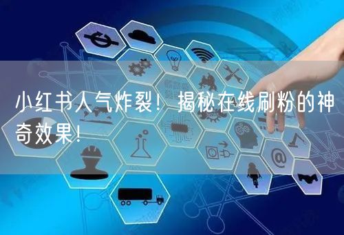 小红书人气炸裂!揭秘在线刷粉的神奇效果!