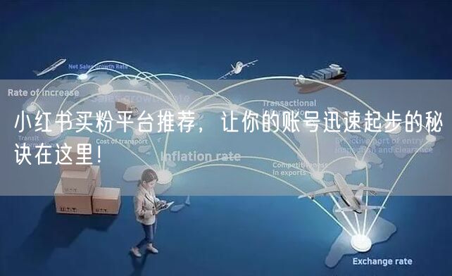 小红书买粉平台推荐,让你的账号迅速起步的秘诀在这里!