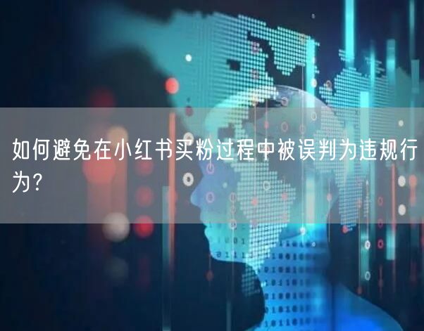 如何避免在小红书买粉过程中被误判为违规行为?