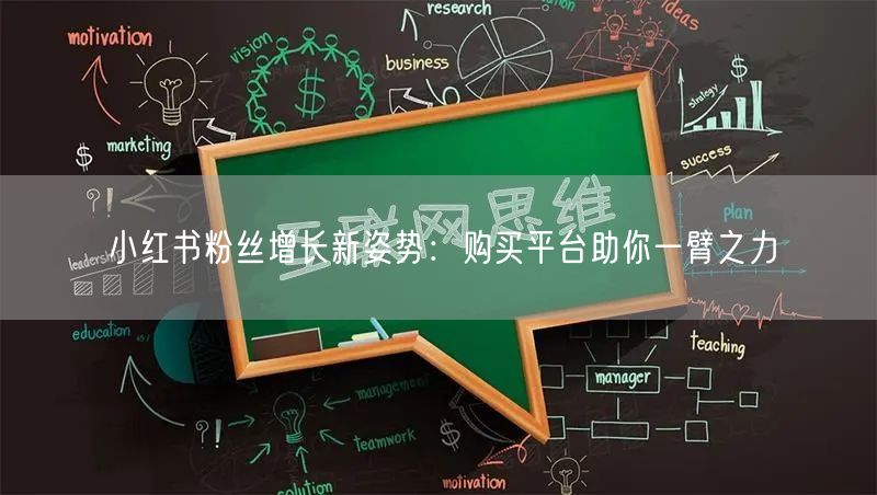 小红书粉丝增长新姿势：购买平台助你一臂之力